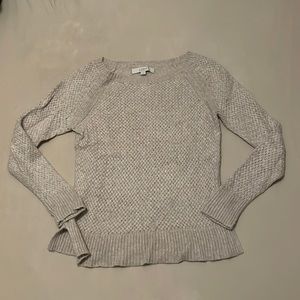 LOFT cream sweater